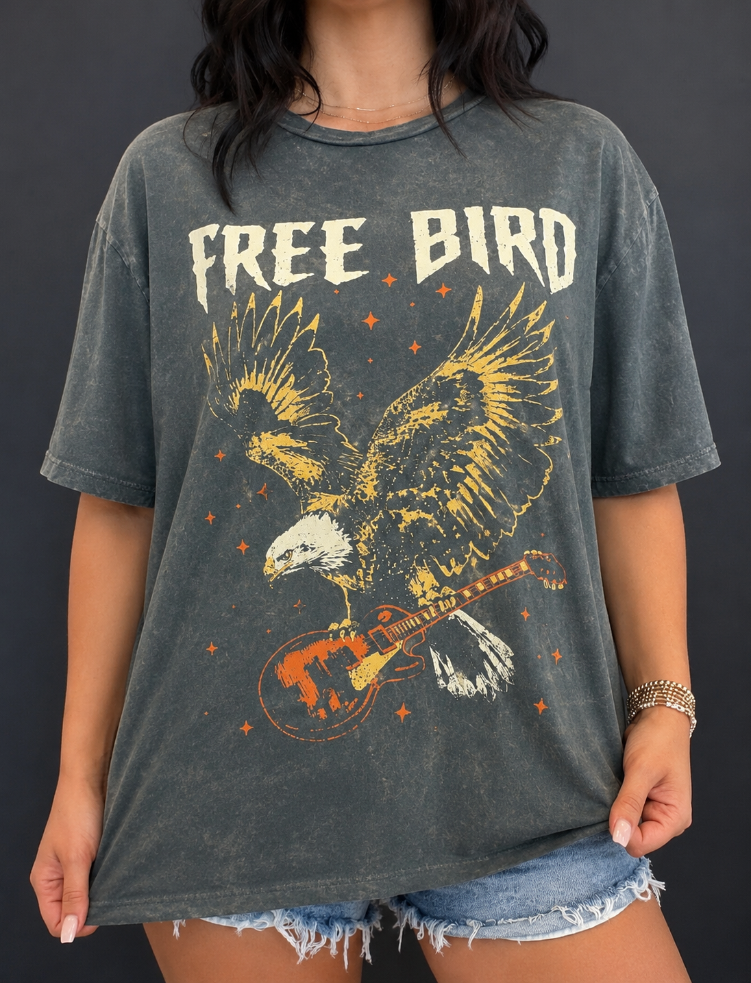 Free Bird Rock and Roll Tee